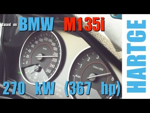 BMW M135i xDrive F20 Test Drive with HARTGE Engine Upgrade 80 - 200 km/h