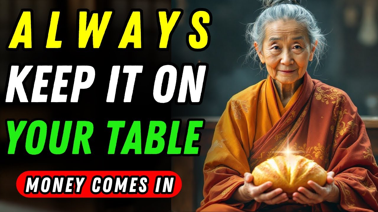 NEVER Remove this from Your Table – It Guarantees Wealth in Your Home! | Buddhist Teachings