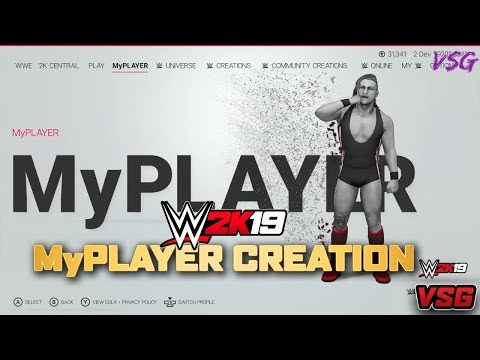 WWE 2K19 MyPlayer Creation, Progression System,  MyCareer Setup