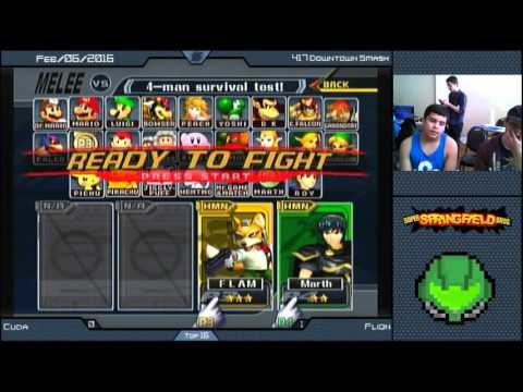 Flion (Fox) vs Gaz (Marth) - SSBM - Top 16 - 0402160080091