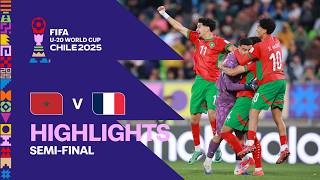Download the video "Morocco vs France Highlights | FIFA U-20 World Cup Chile 2025"