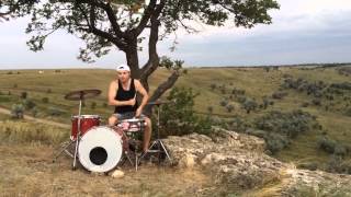 One Day As A Lion -  Last Letter (outdoors drum cover)