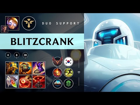 Blitzcrank Support vs Rakan - KR Grandmaster Patch 25.23