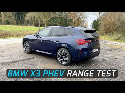 NEW 2025 BMW X3 PLUG-IN HYBRID RANGE TEST