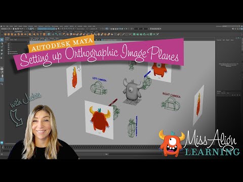 Setting Up Orthographic Image Planes in Maya