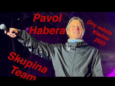 Pavol Habera a skupina Team na úžasném večeru Dnů města Kladna 2025
