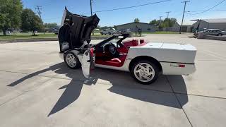 13k-Mile 1990 Chevrolet Corvette Convertible Open Walk Around