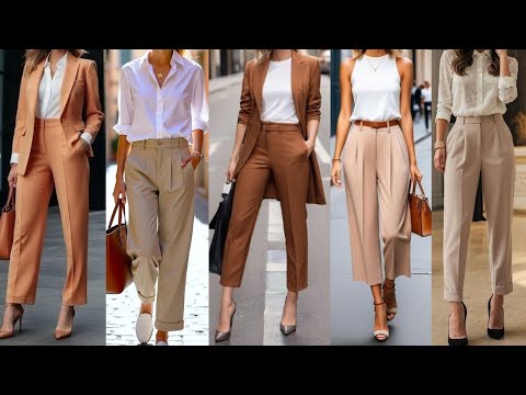 MODERN OUTFITS AND CLOTHING COMBINATIONS WITH DRESS PANTS