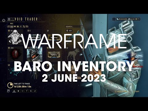 Baro Ki'Teer Warframe Location & Inventory 2 June 2023-Xbox One Series S X PS4 PS5 PC Steam