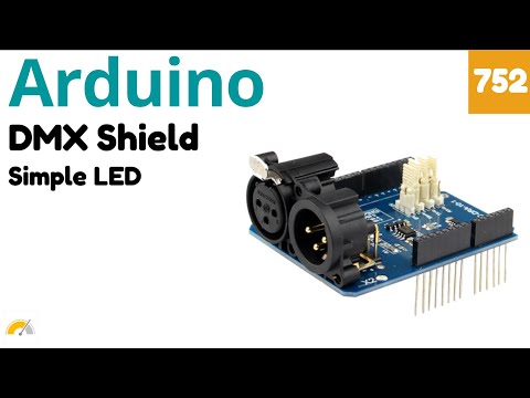 Controlling an LED with DMX Shield and Arduino - Video 752