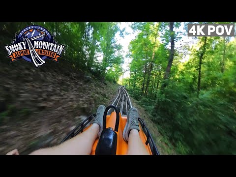 Smoky Mountain Alpine Coaster 4K POV - Pigeon Forge, Tennessee