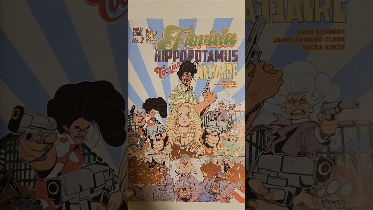Florida Hippopotamus Cocaine Massacre 2 Review #comicbooks #madcave #indie #weird #florida