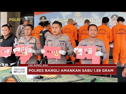 PRESISI UPDATE: POLRES BANGLI GELAR KONPERS KASUS PENGEDARAN NARKOBA 12/02/2025 10.00