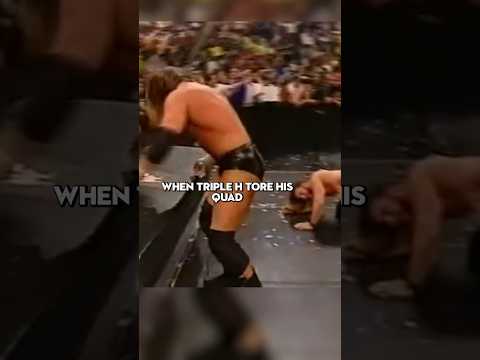 When Triple H Tore His Quad On Raw