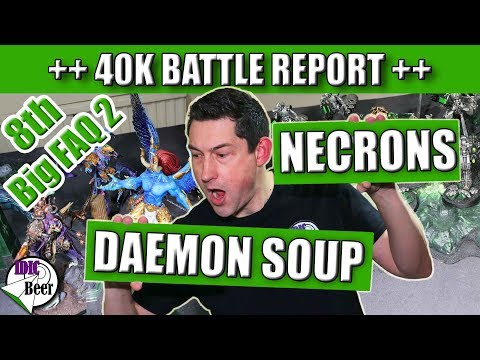 Necrons Vs Thousand Sons - 40k Battle Report (Aceface Vs IDICBeer)