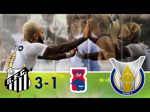 Melhores momentos - Santos 3 x 1 Paraná - Campeonato Brasileiro (13/05/2018)
