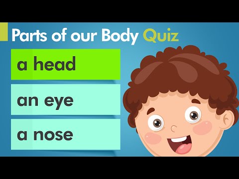 EQ English Quiz - Parts of our Body For Children