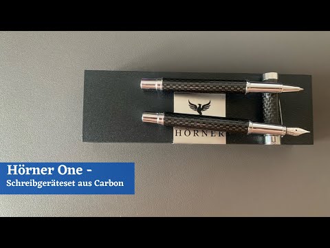 Hörner One - Schreibgeräteset aus Carbon - Review Deutsch