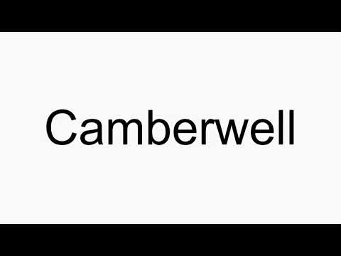 How to pronounce Camberwell