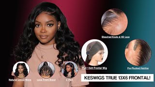 DONT GET SCAMMED THE TRUTH OF A 13x6 FRONTAL! 🔥PARTING ANYWHERE🔥 ONE WIG MORE STYLES | ft KESWIGS