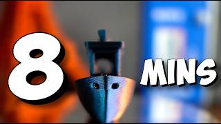 I 3D Printed a Benchy in 8 Minutes (real time)