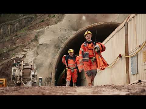 Tunnelbau-Projekt an der Mosel