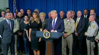 Trump: America is in mourning after Las Vegas massacre