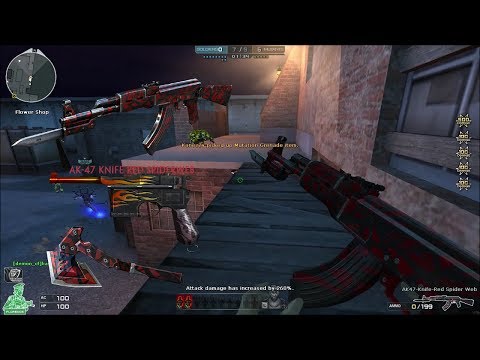 Crossfire NA 2.0 : AK47 Knife Red Spider Wed - Hero Mode X - Zombie V4