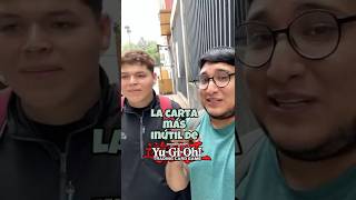 La carta más inútil de yugioh 