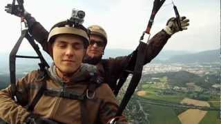preview picture of video 'Paragliding at Lake Ossiach GoPro HD'