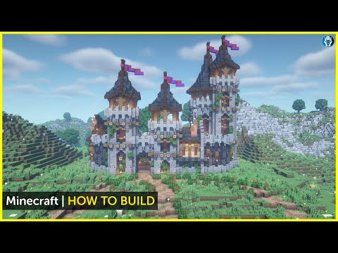 Minecraft How to Build a Fantasy Castle (Tutorial)