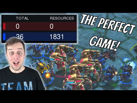 DESTROYED TERRAN WITHOUT LOSING A UNIT! Protoss Mech in Grandmaster #4 StarCraft 2