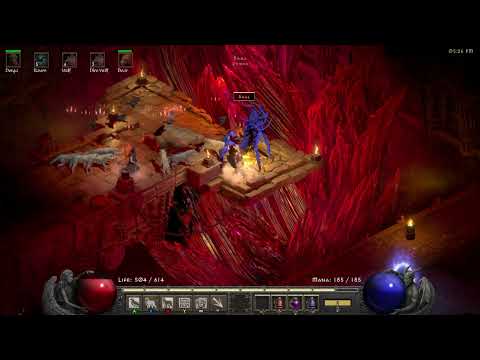 317%MF Test Runs - Druid Summoner Nightmare ACT 5 Baal | Diablo 2 Resurrected