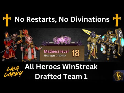 Draft Wintstreak Challenge: Team 1,  Attempt 3 - Madness 18 - Across the Obelisk