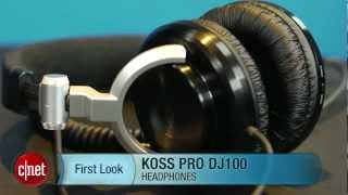 Video thumbnail for First Look: KOSS PRO DJ100 professional stereo headphones by CNET