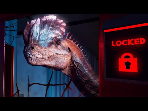 Building An ABANDONED Dilophosaurus Exhibit In Prehistoric Kingdom