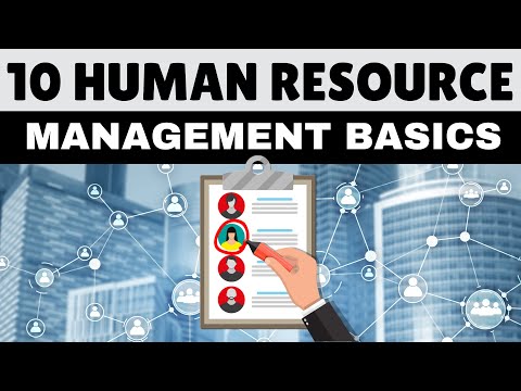 10 Human Resource Management Basics You Must Know