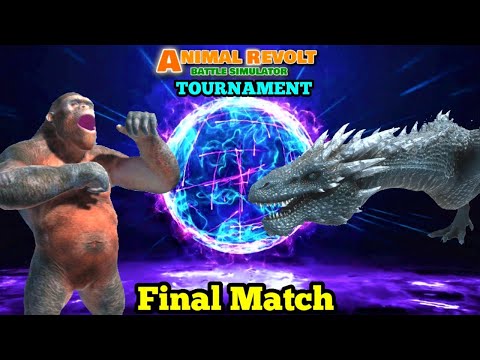 FINAL MATCH ! FANTASY VS MUTANT PRIMATE animal revolt battle simulator 1 VS 1 FACTIONS BATTLE