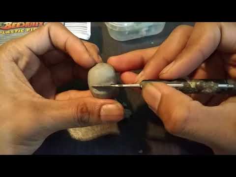 sculpting for beginner head asian face character with beesputty  (PART 1)