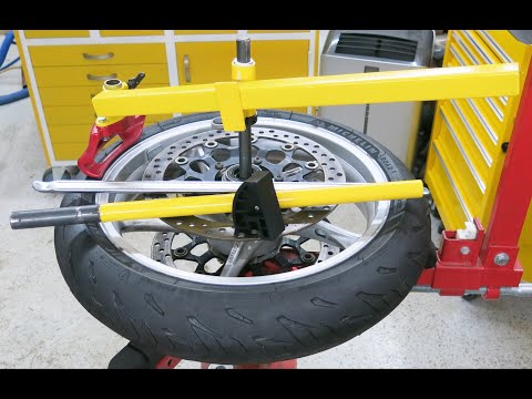 Unlimited Tire Changer System Duckhead attachment for Harbor Freight Motorcycle Tire Changer