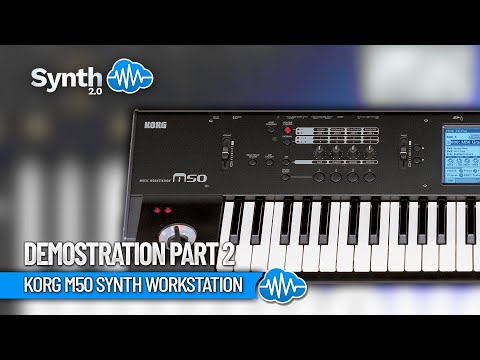 Korg M50 Synth Workstation | Demostration Part 2 by S4K
