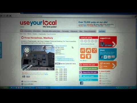 Pub tour with Google Streetview