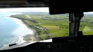 preview picture of video 'Cockpit View, Final into Devonport, TAS.'