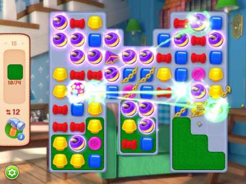 Homescapes Level 15 Walkthrough