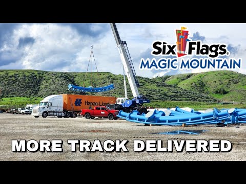 MORE TRACK DELIVERED! | Six Flags Magic Mountain Vlog #58 | 1/5/26