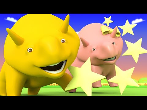 Lerne mit Dino - Lerne Formen Mit Spielzeugen - Dino dem Dinosaurier 👶 Lehrreiche Cartoon