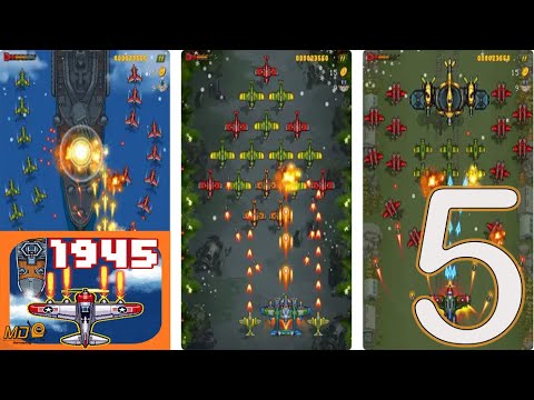 1945 - Airplane shooting games - Gameplay IOS & Android #5 - YouTube
