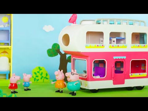 Peppa Pig Official Channel | Motorhome Camping Toy Play | Play-Doh Show Stop Motion