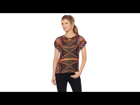 VIDA Artist Series Wonder Woman Modern Top