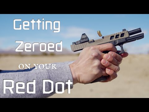 How to Zero Your Pistol Red Dot - The Easy Way